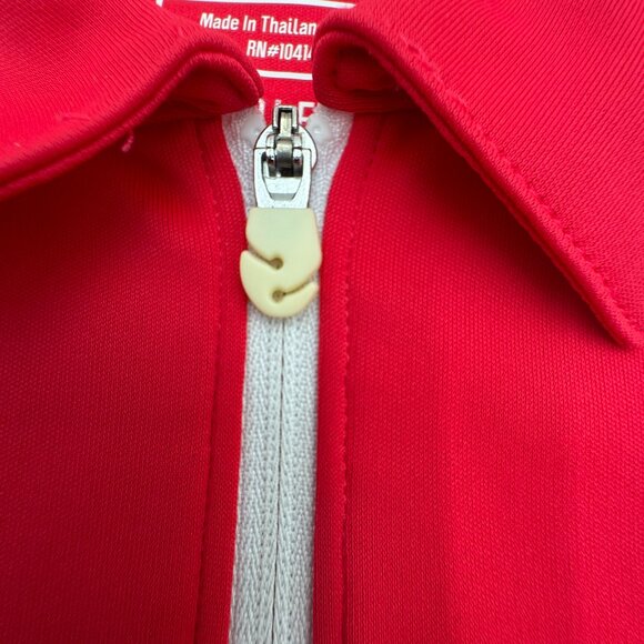 Slazenger Women's Pink 1/4 Zip Sleeveless Polo Golf Shirt Size Medium - Picture 6 of 8